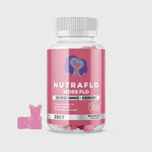 NUTRAFLO Sea Moss & Elderberry Gummies